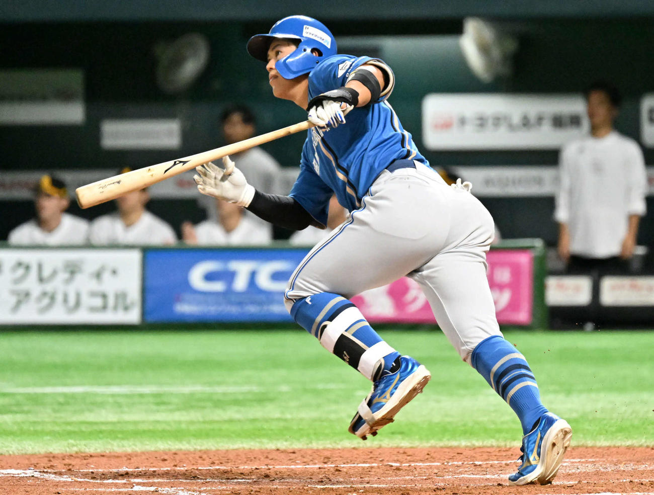 日本ハム今川優馬（2025年10月15日撮影）