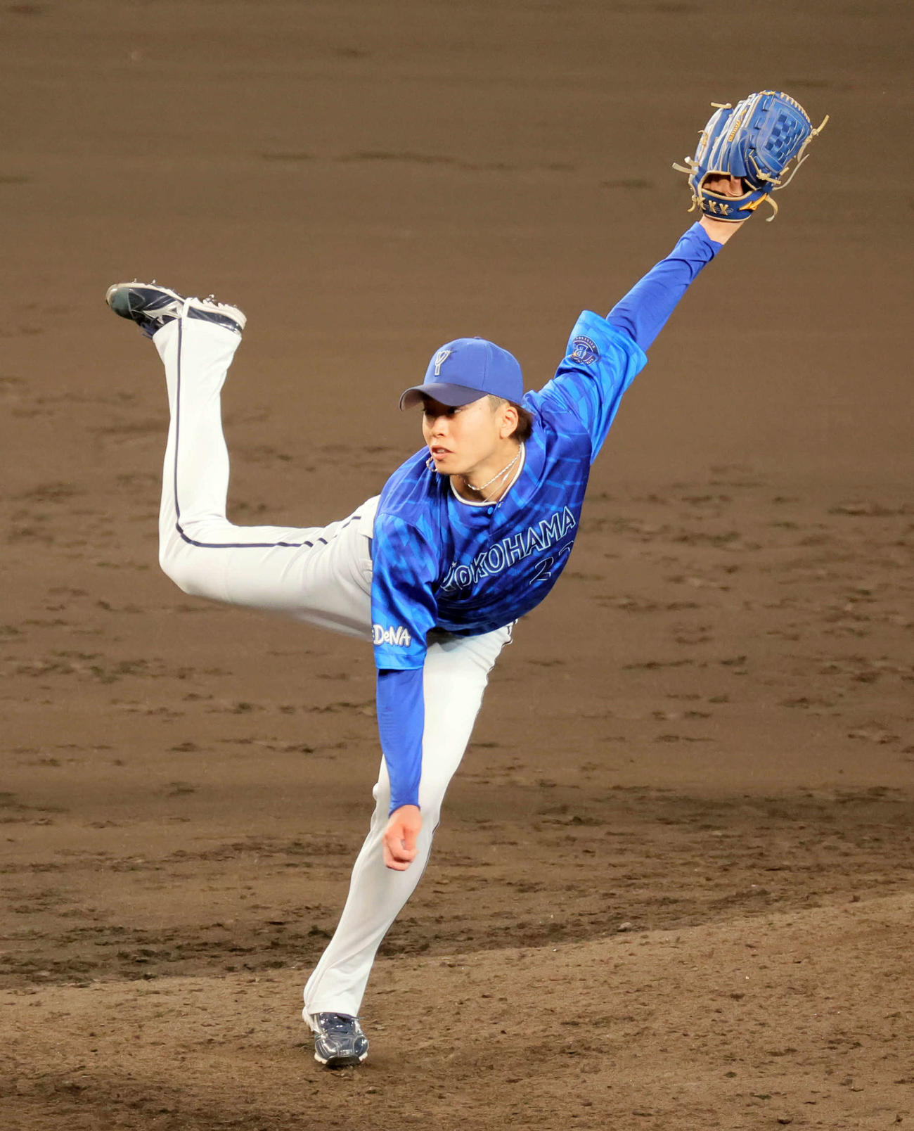 CSファイナル阪神対DeNA DeNA4番手の入江（撮影・宮崎幸一）