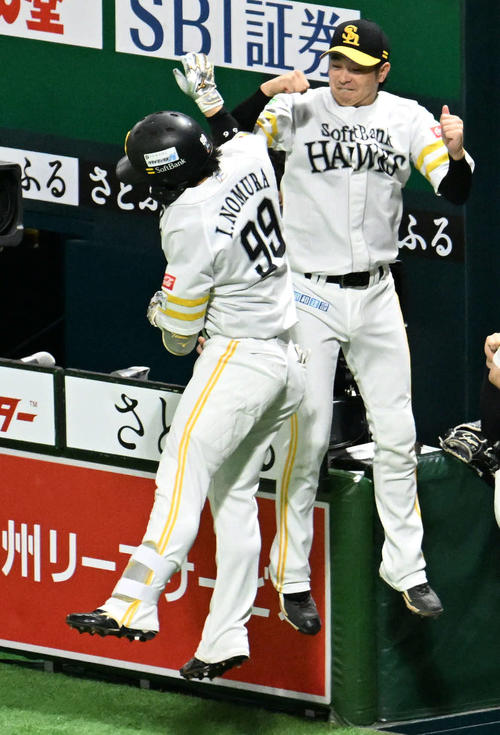 ソフトバンク】野村勇が反撃ソロ「積極的にスイングをすることができた