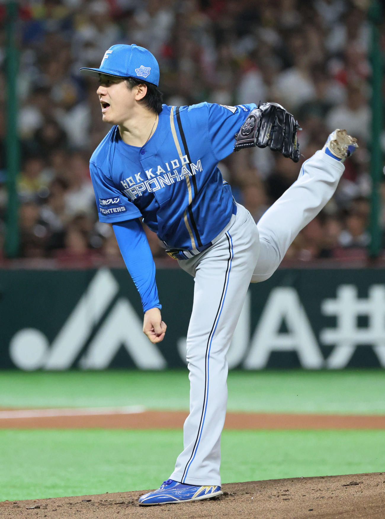 ソフトバンク対日本ハム　日本ハム先発の北山（撮影・加藤孝規）