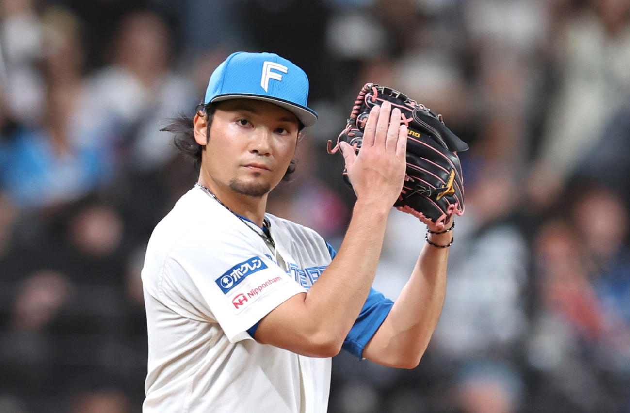 日本ハム伊藤大海（2025年10月11日撮影）