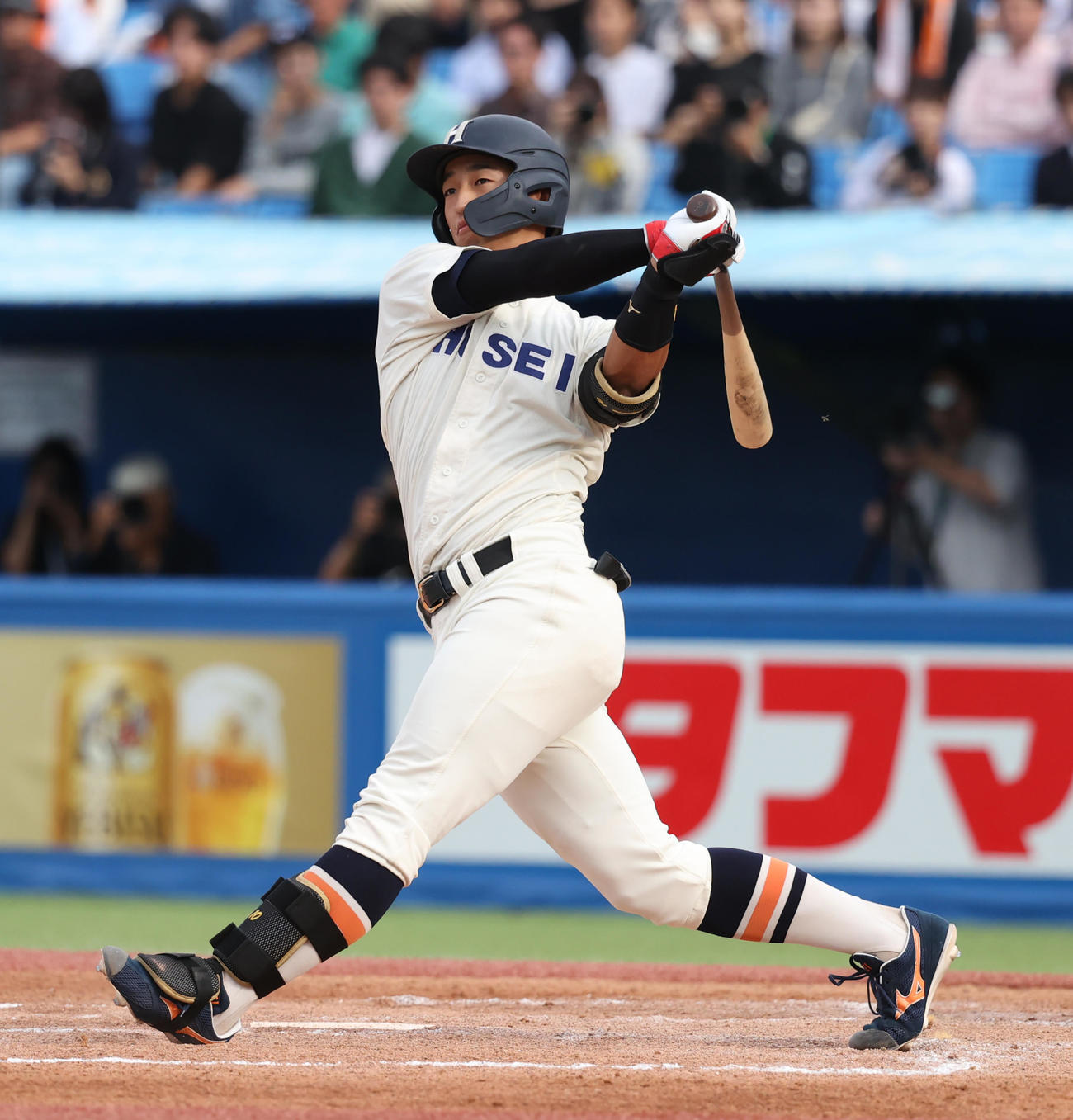 法大・松下歩叶（2025年10月12日撮影）