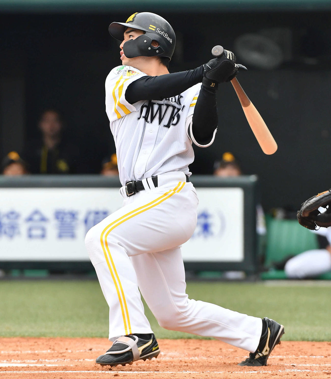 ソフトバンク広瀬隆太（2025年5月29日撮影）