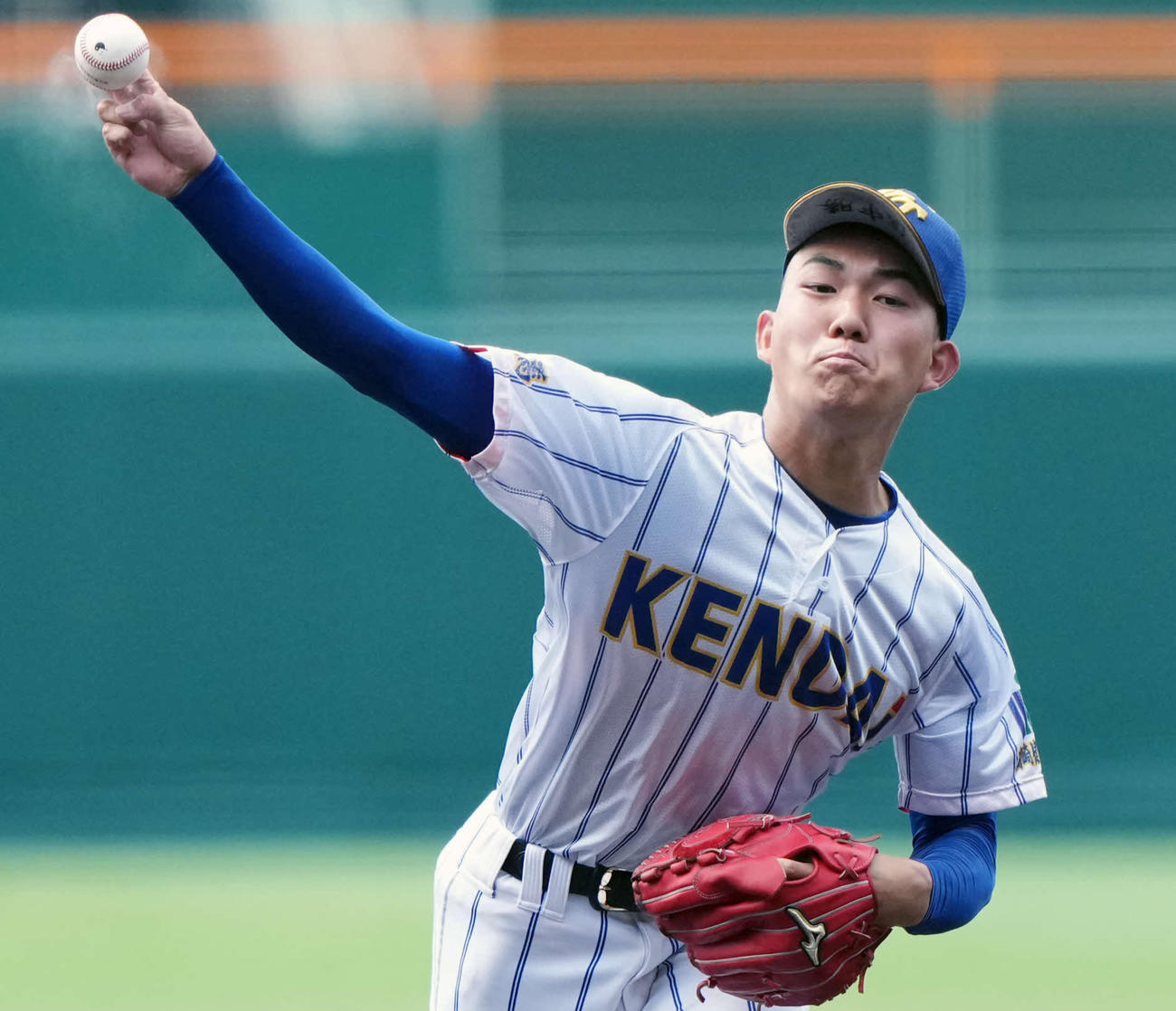 健大高崎・石垣元気（2025年8月13日撮影）