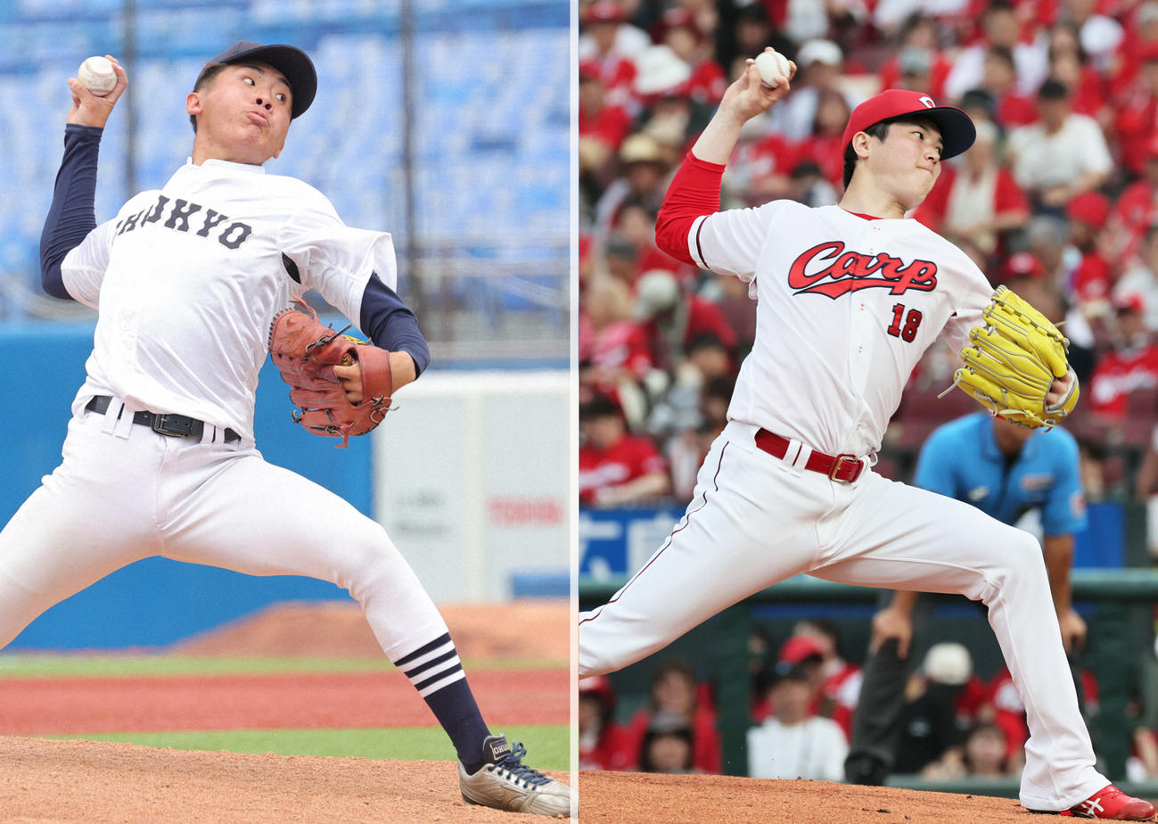 似てる？中京大・高木快大と広島森下暢仁の投球フォーム
