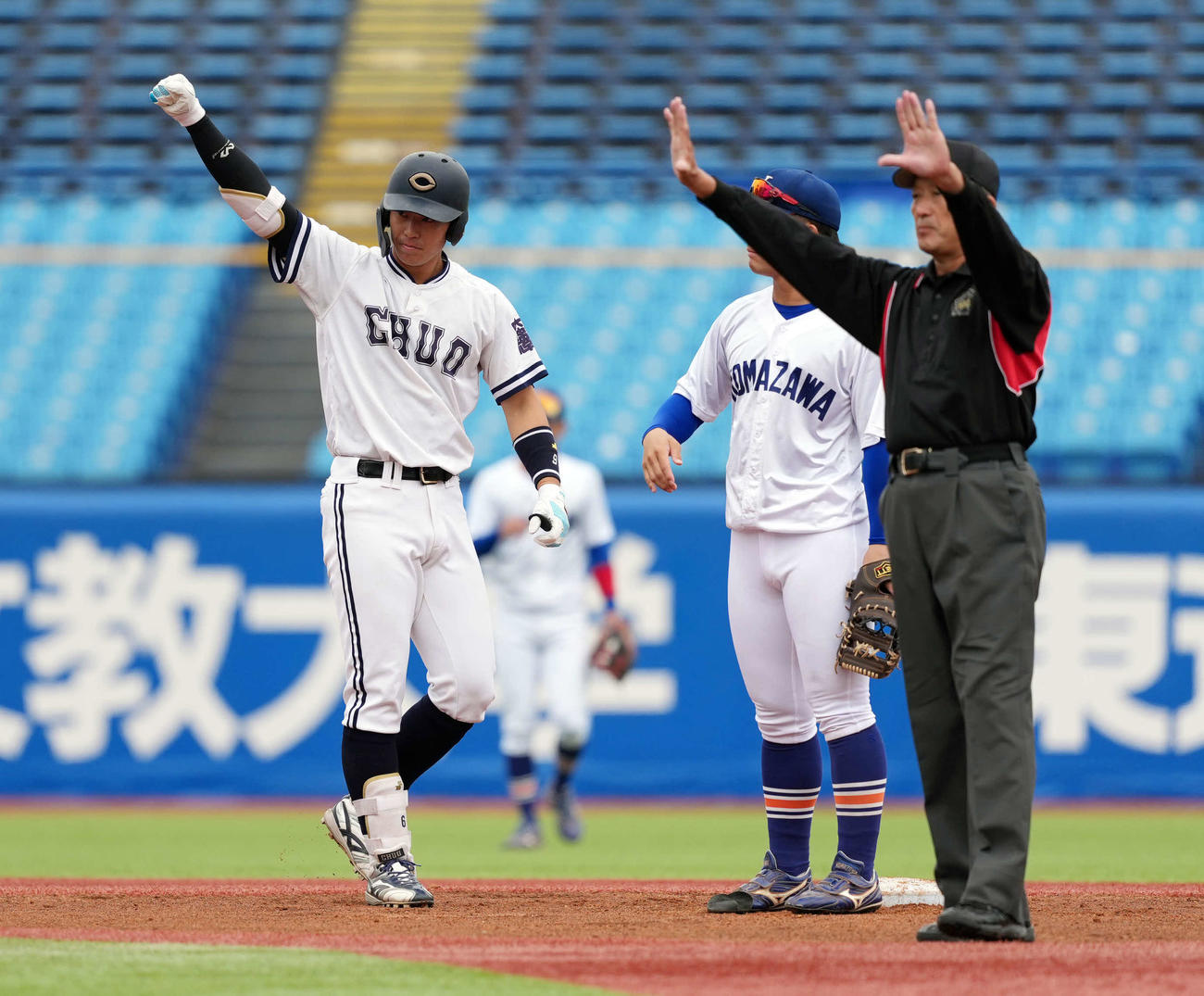 中大・皆川岳飛（2025年10月14日撮影）