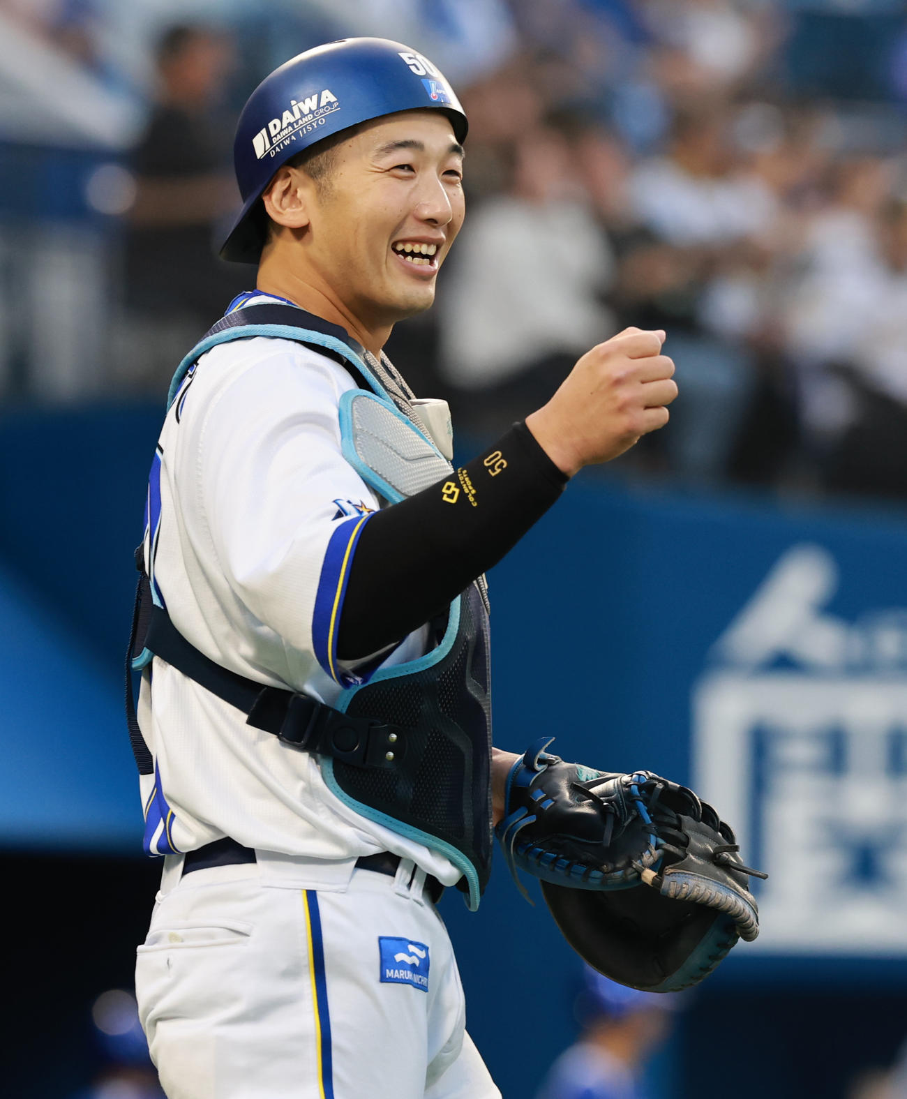 DeNA山本祐大（2025年9月撮影）