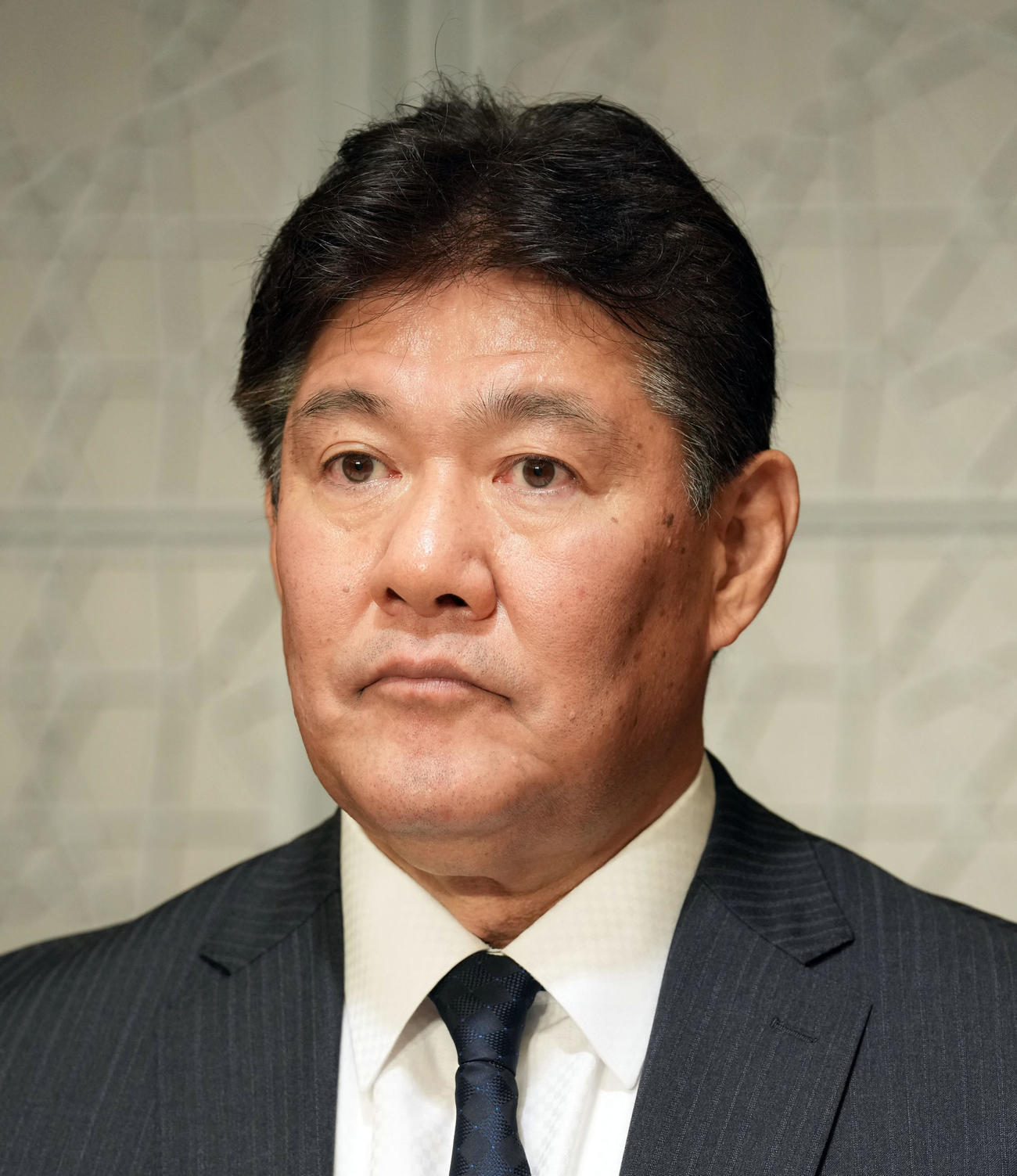 2025年度沢村賞選考結果発表会見に登壇した選考委員の斎藤雅樹氏（撮影・たえ見朱実）
