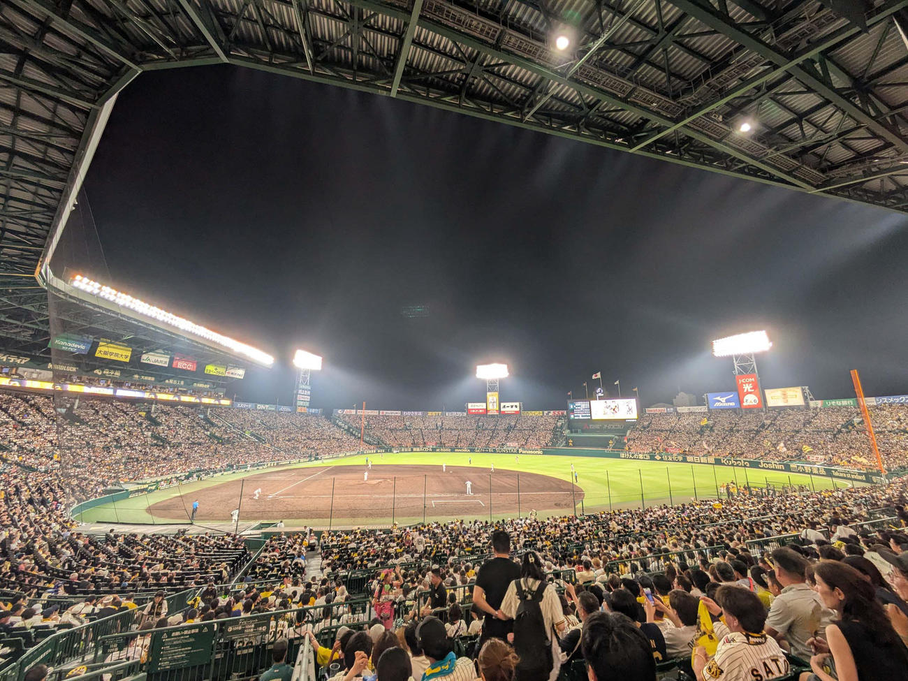 満員の甲子園球場（2025年撮影）