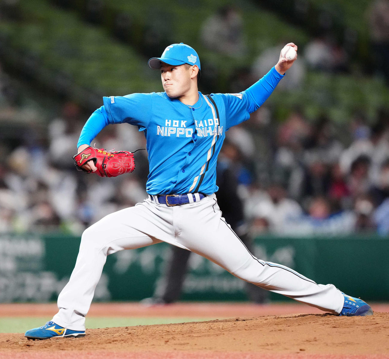 西武対日本ハム　オープン戦に先発した根本悠楓（2022年3月）