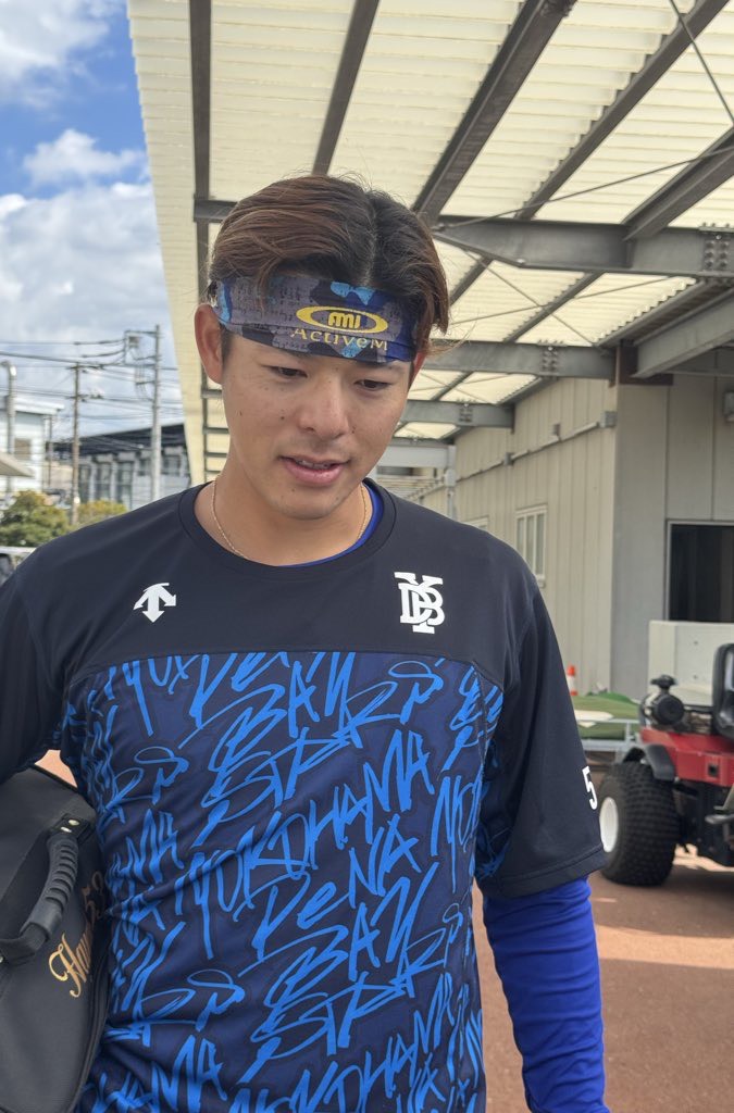 DOCKで練習したDeNA颯（撮影・小早川宗一郎）
