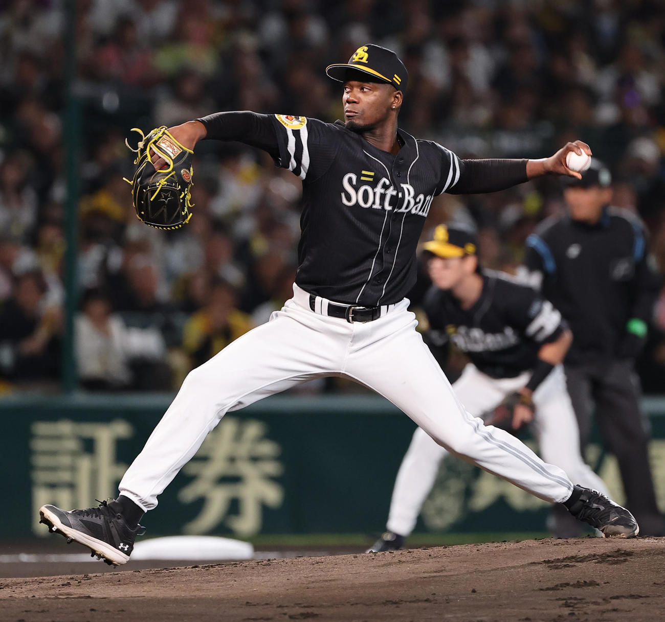 阪神対ソフトバンク　ソフトバンク先発のモイネロ（撮影・上田博志）