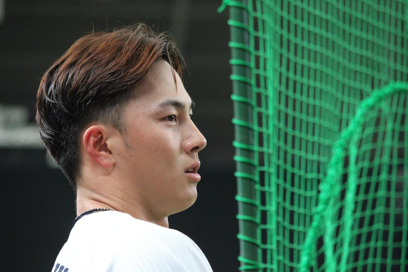 フェニックス・リーグで日焼けした西武長谷川