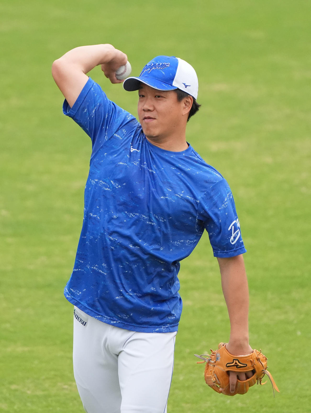 中日柳裕也（2025年10月14日撮影）