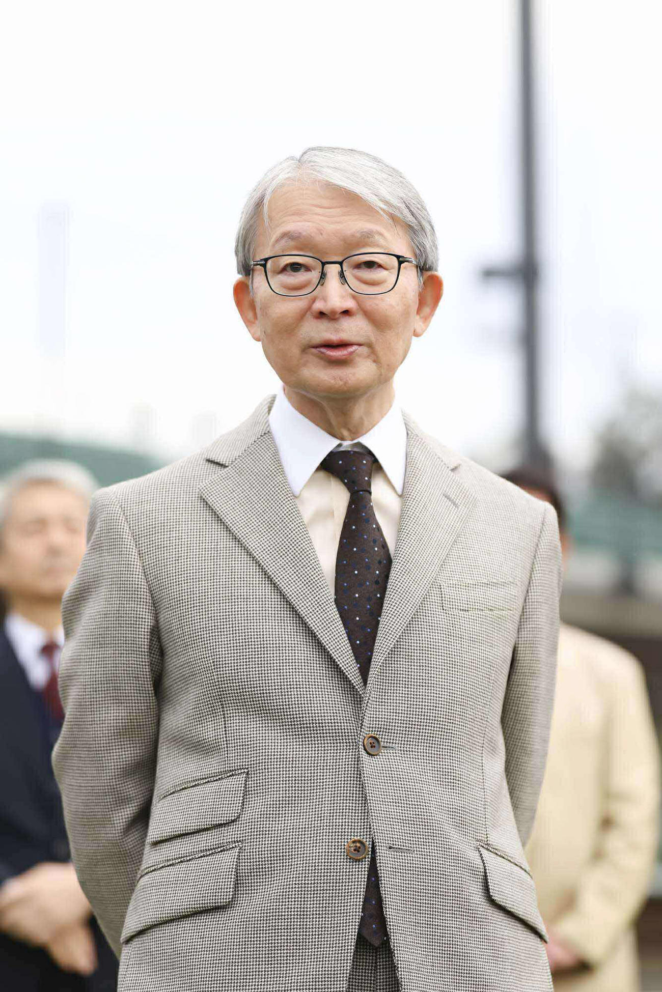 あいさつに訪れた巨人山口オーナー（読売巨人軍提供）