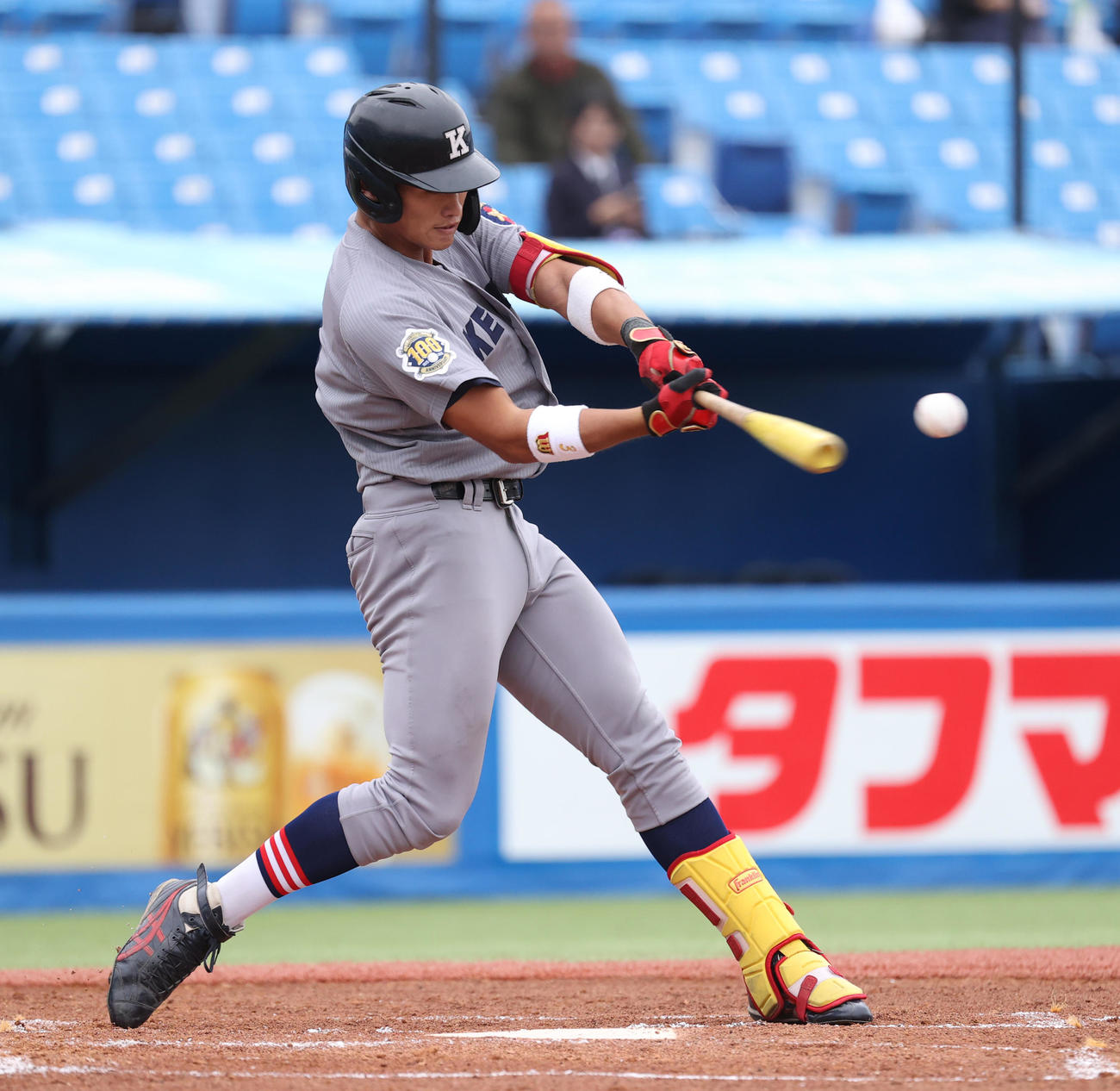 慶大・常松広太郎（2025年10月20日撮影）