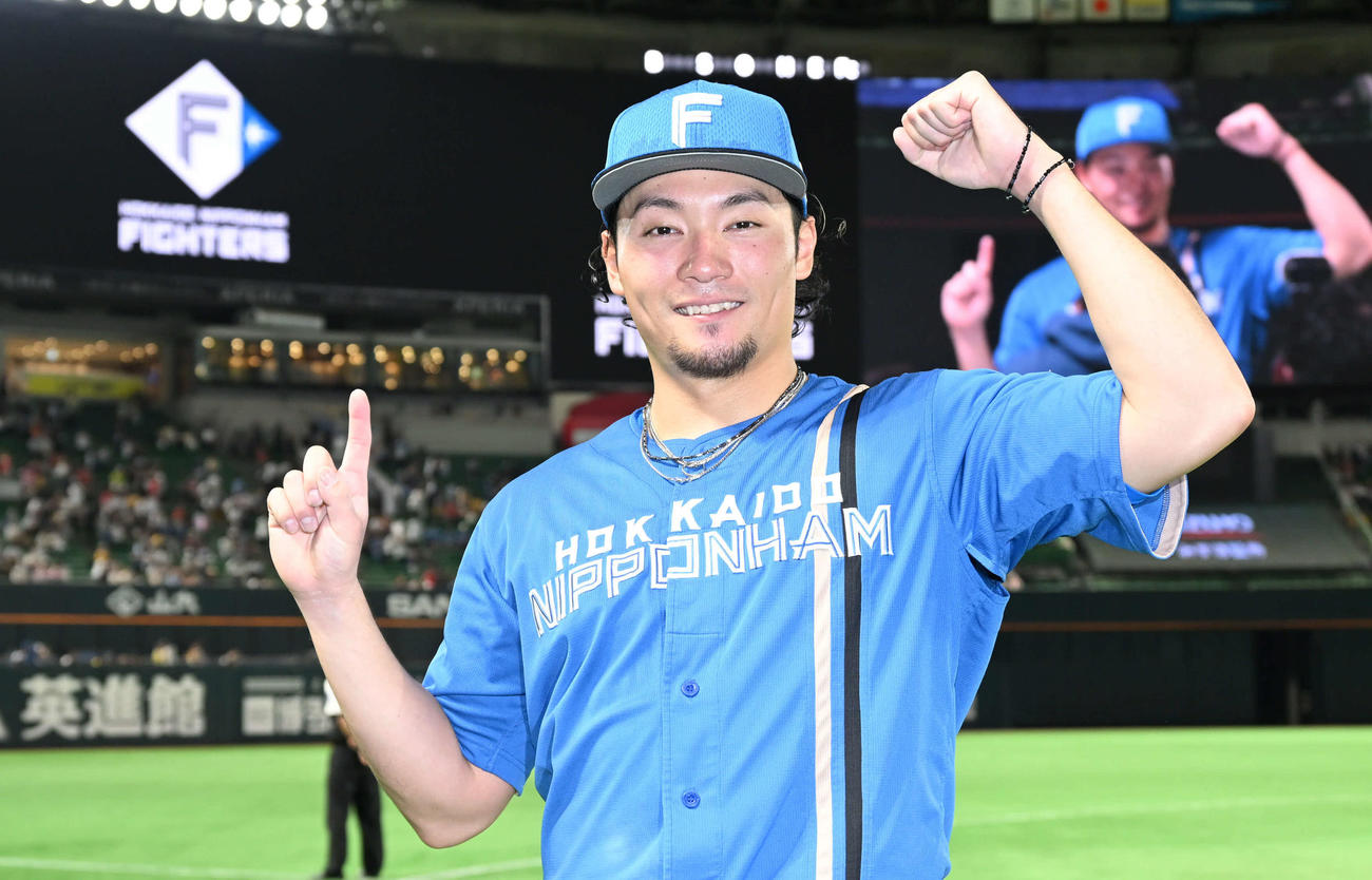 日本ハム伊藤大海（2025年10月撮影）