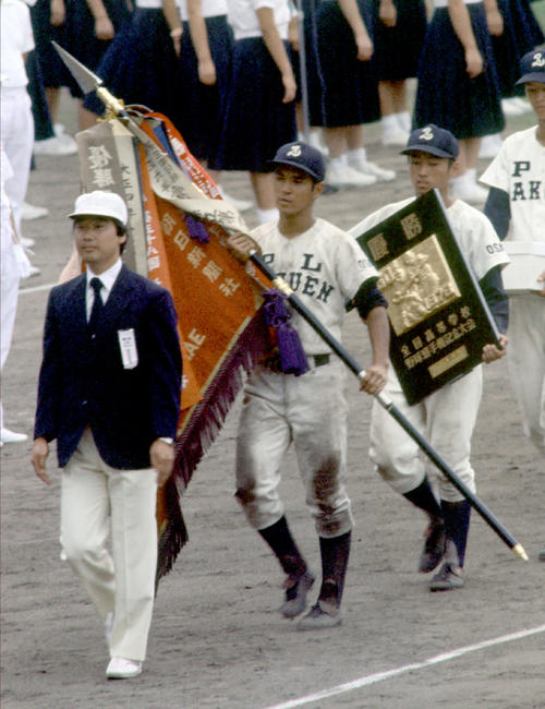 極希少 美品 1930年 桐箱付◆六大百貨店野球 優勝 銅に銀プレート製 メダル 逆転のPL」バッテリー木戸克彦氏＆西田真二氏が母校でトークイベント