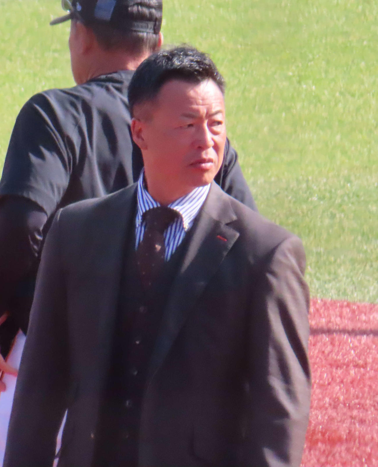 来季から巨人の2軍バッテリーコーチに就任した田口昌徳氏（撮影・水谷京裕）