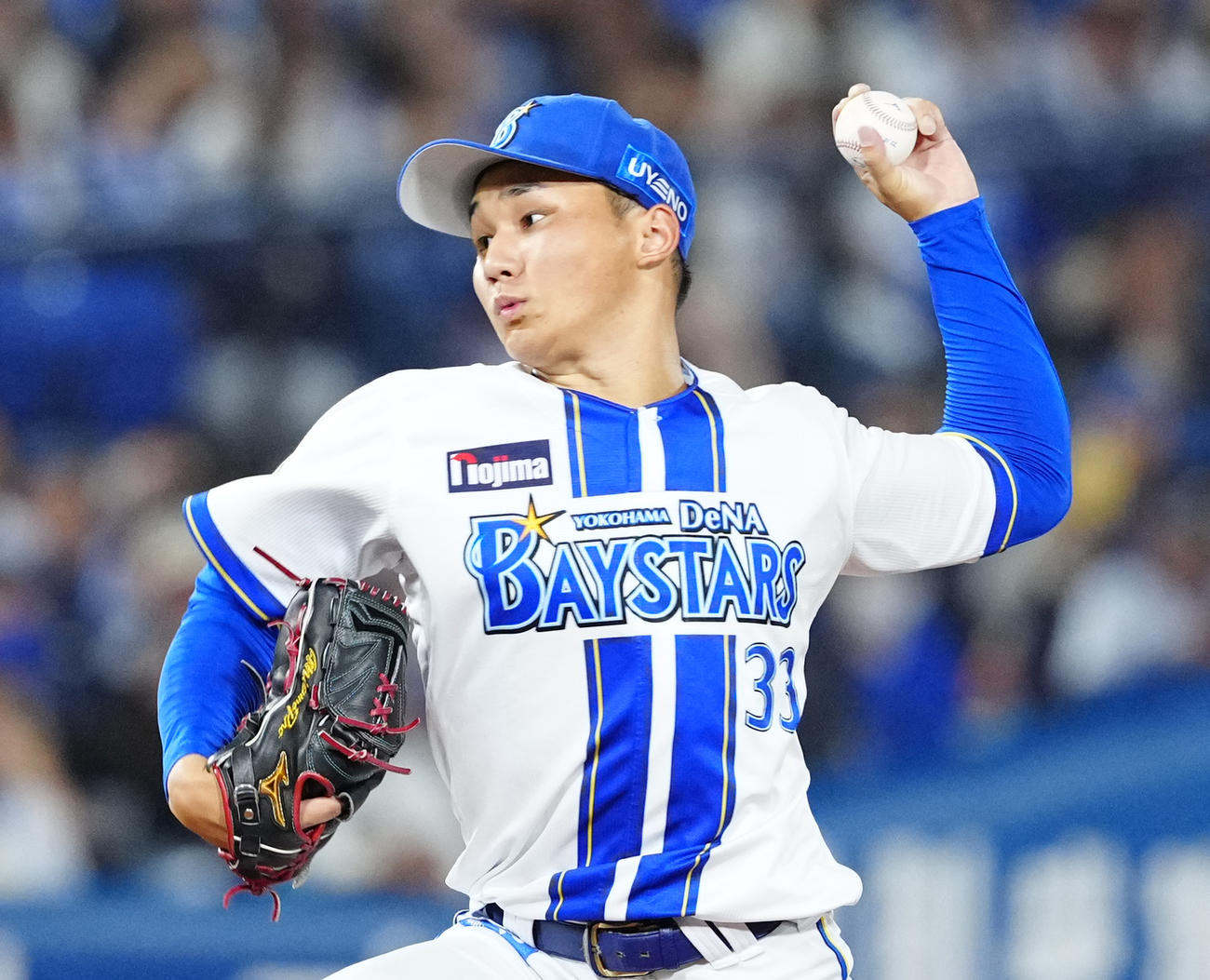 DeNA武田陸玖（2025年10月1日撮影）
