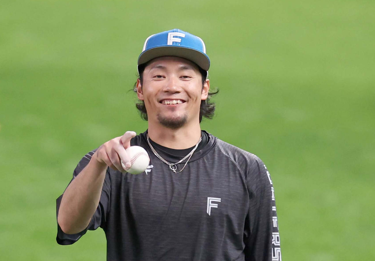 日本ハム伊藤大海（2025年10月31日撮影）