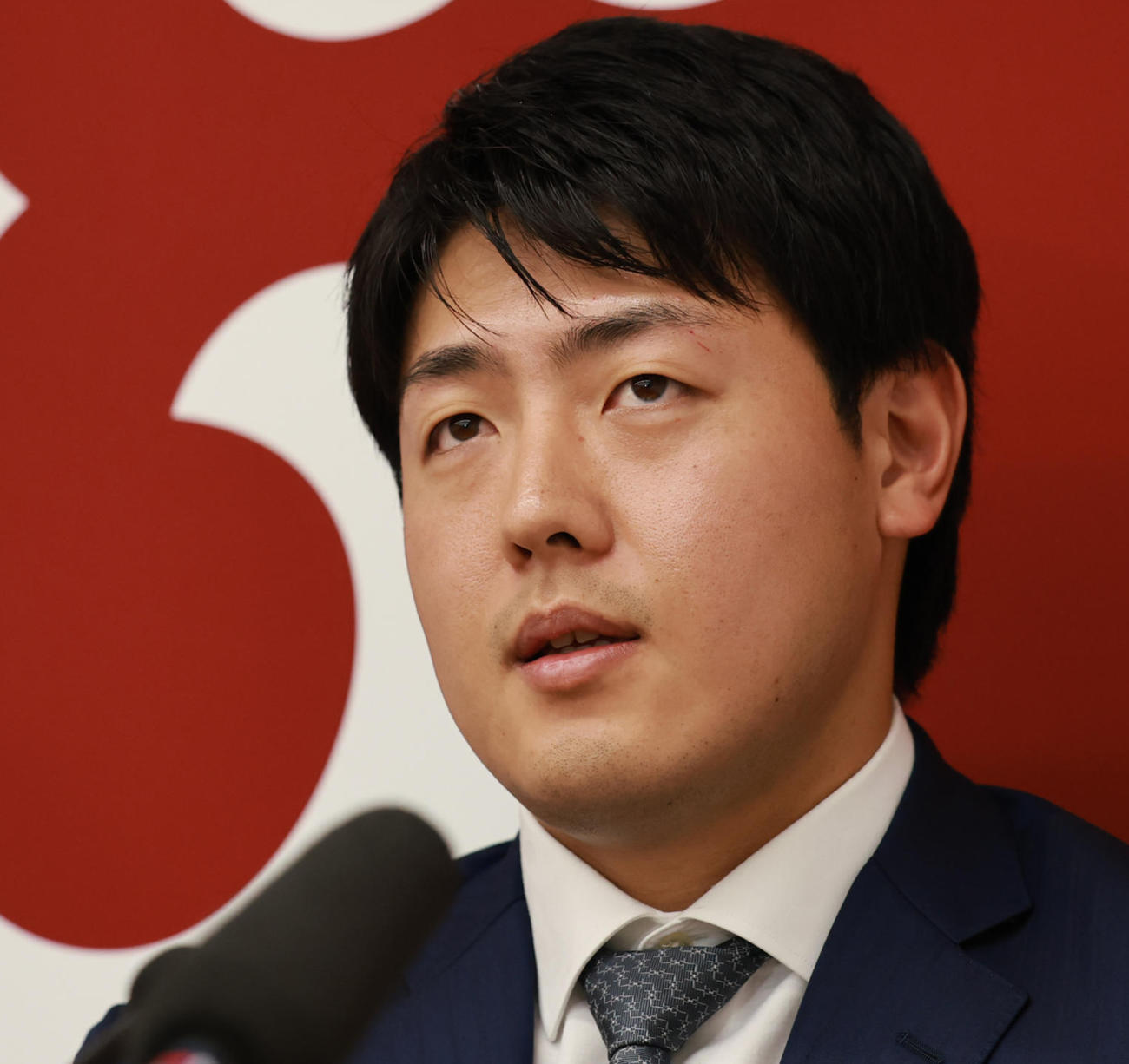 巨人岡本和真（2025年10月撮影）