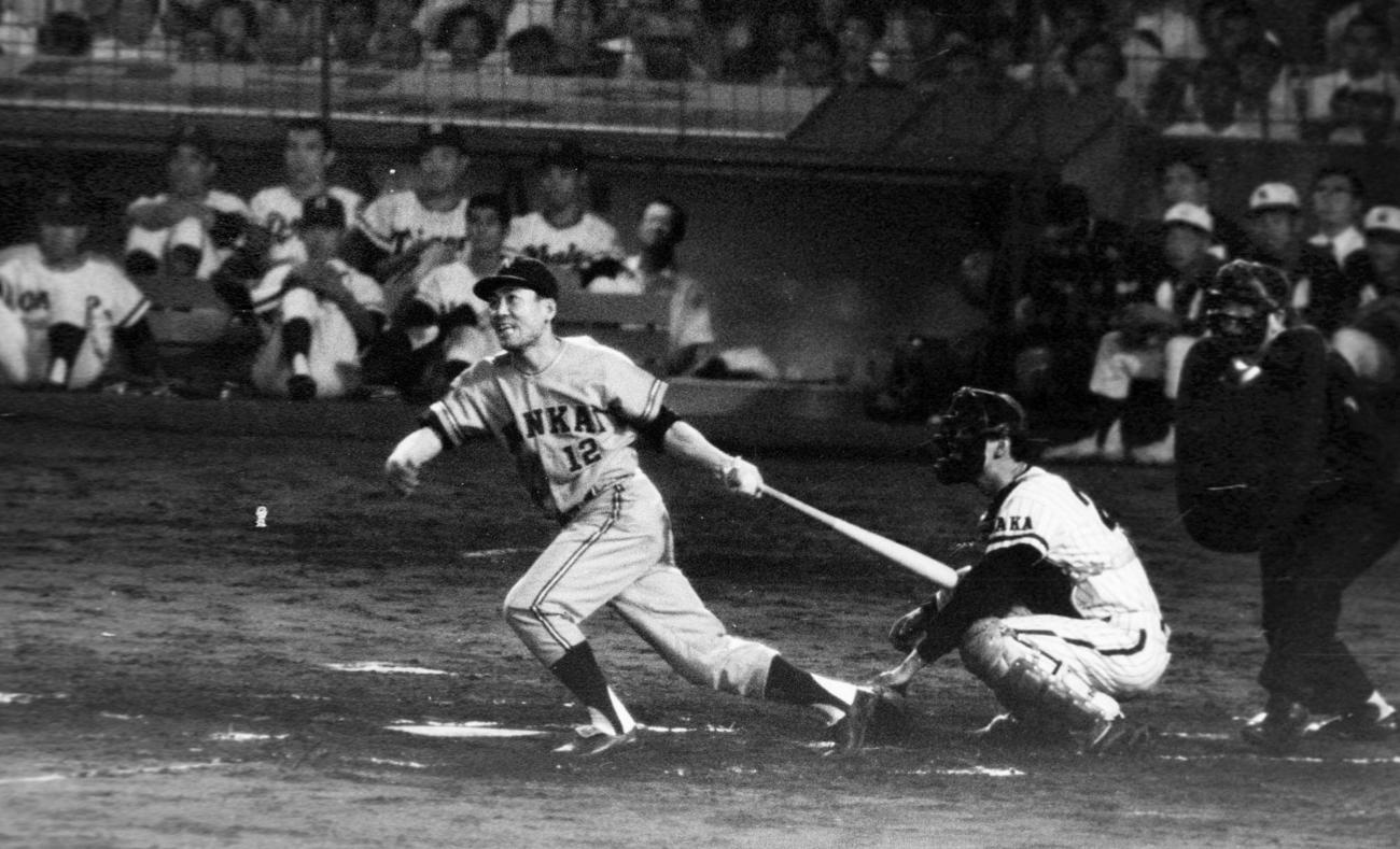 1969年オールスター第2戦　南海・広瀬叔功の打撃フォーム