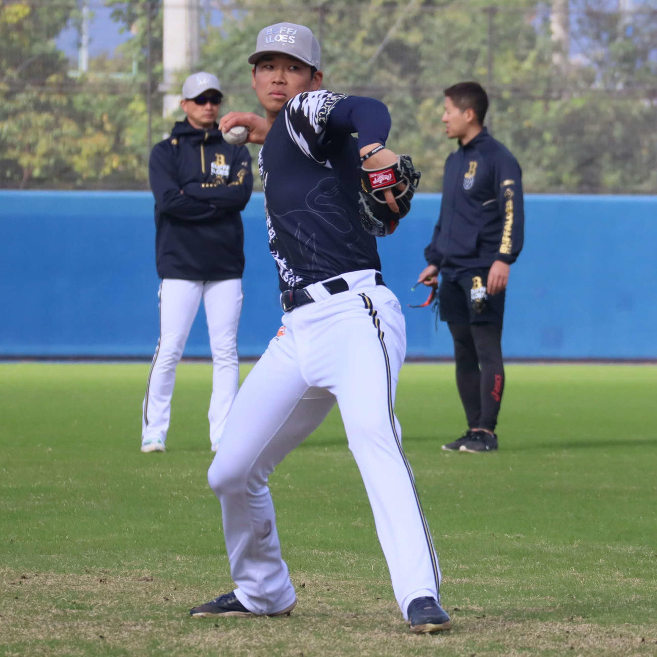 オリックス山下舜平大（2025年11月3日撮影）