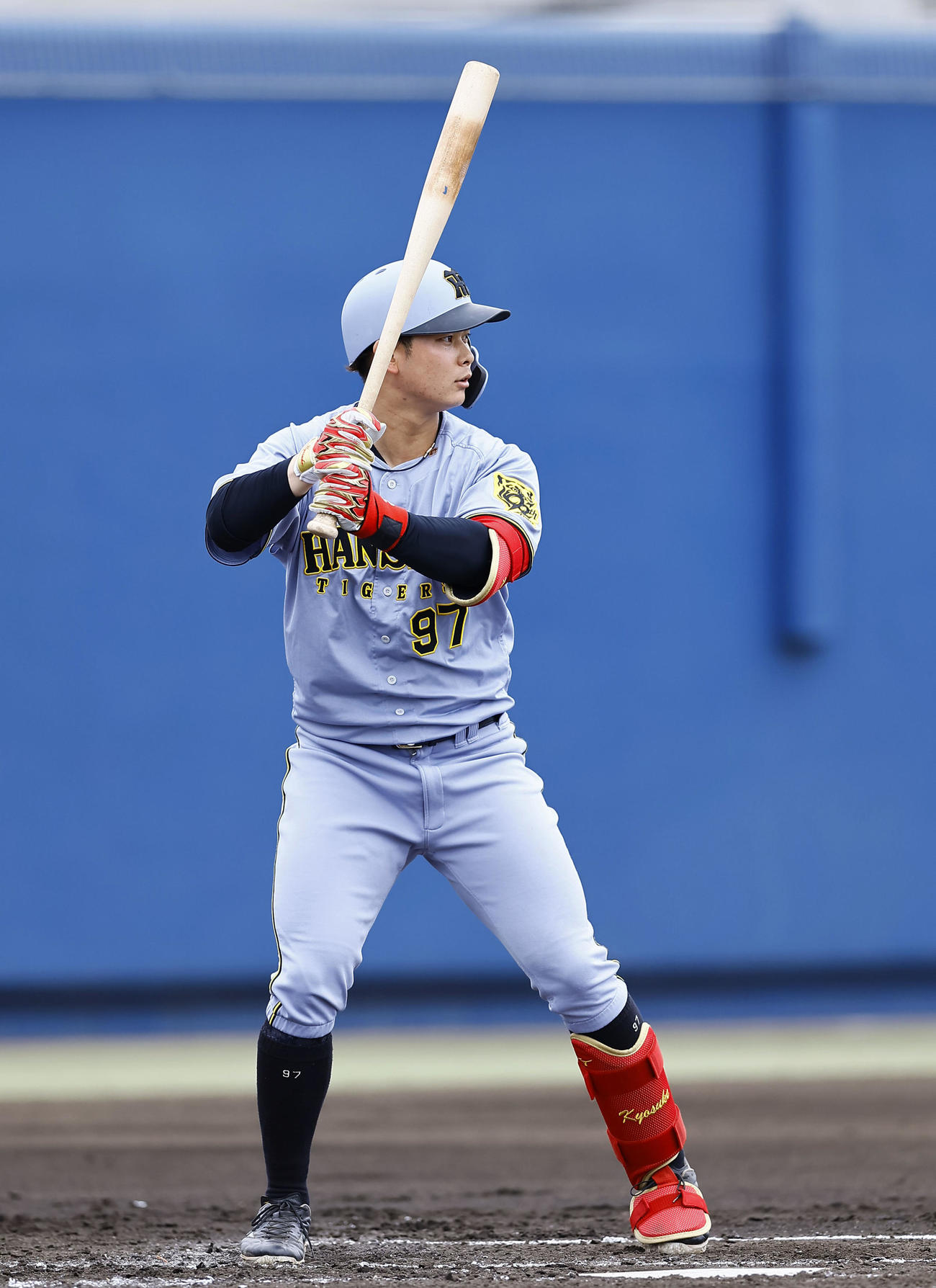 22年育成1位の野口恭佑外野手（2025年4月撮影）