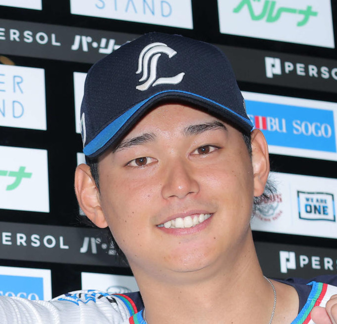 西武西川愛也（2025年9月5日撮影）
