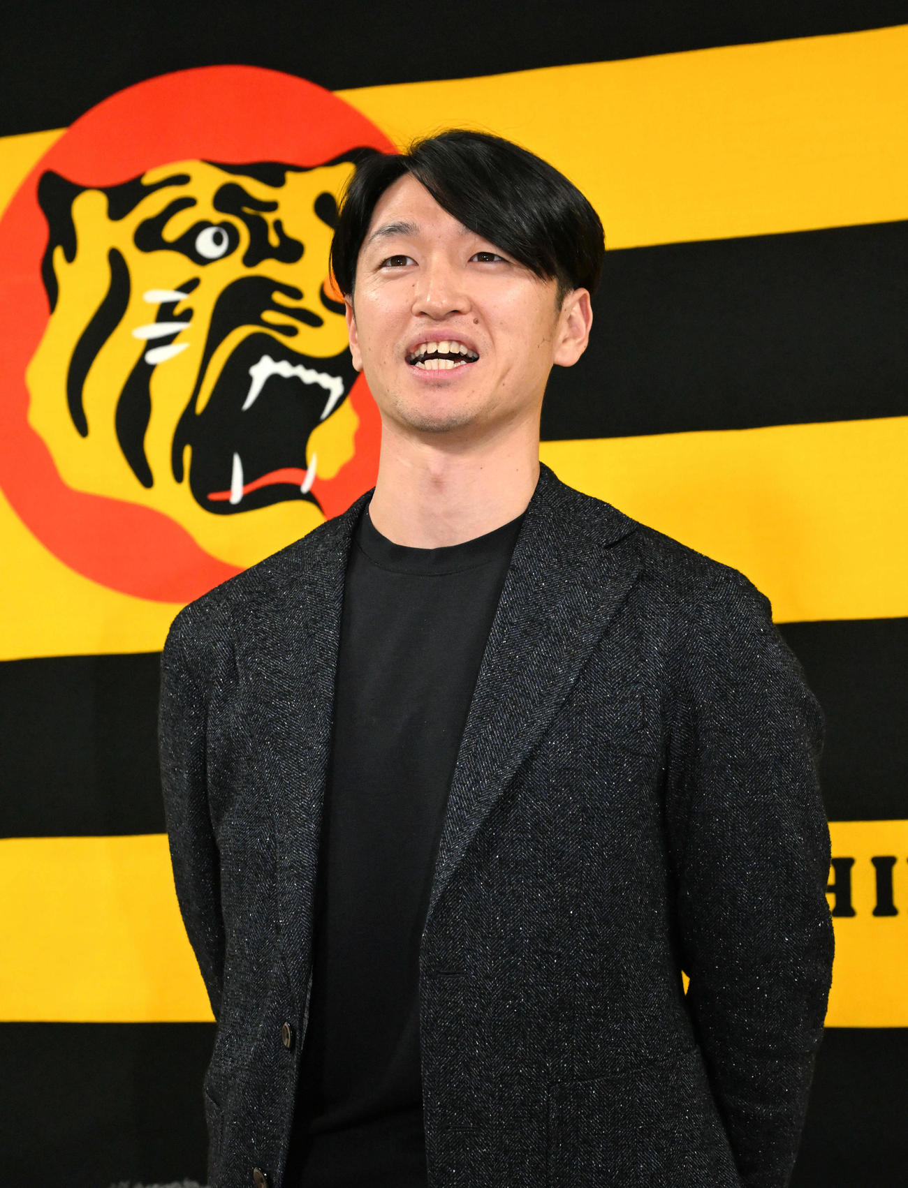 FA権行使せず残留を決めた阪神近本（撮影・石井愛子）