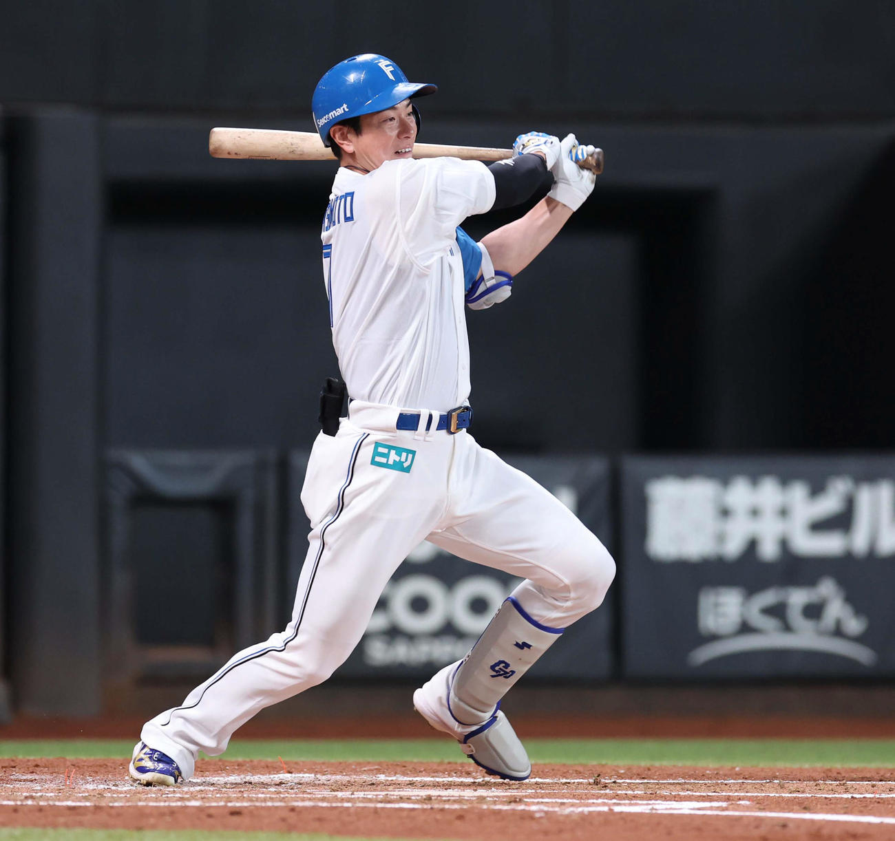 日本ハムの松本剛＝2025年5月20日