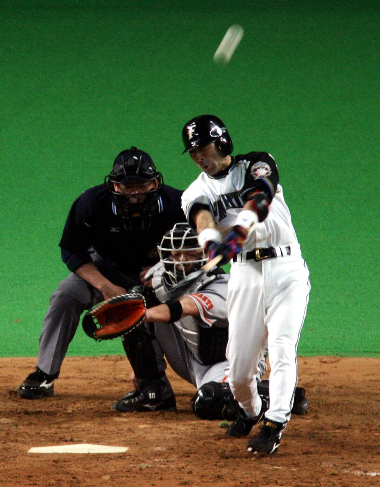 日本ハム時代の奈良原浩（05年6月撮影）