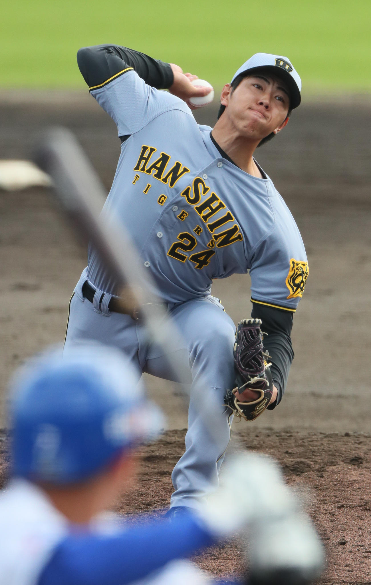 練習試合・中日対阪神　3回裏、力投する工藤（撮影・上山淳一）
