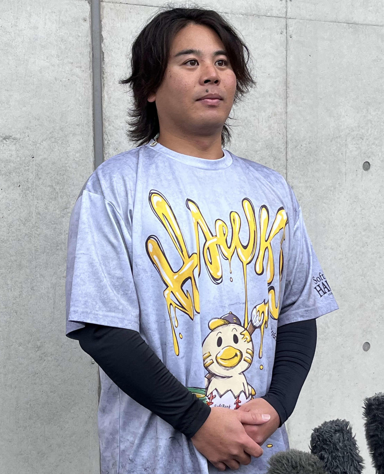 今季限りでの現役引退を表明した浜口（撮影・佐竹英治）