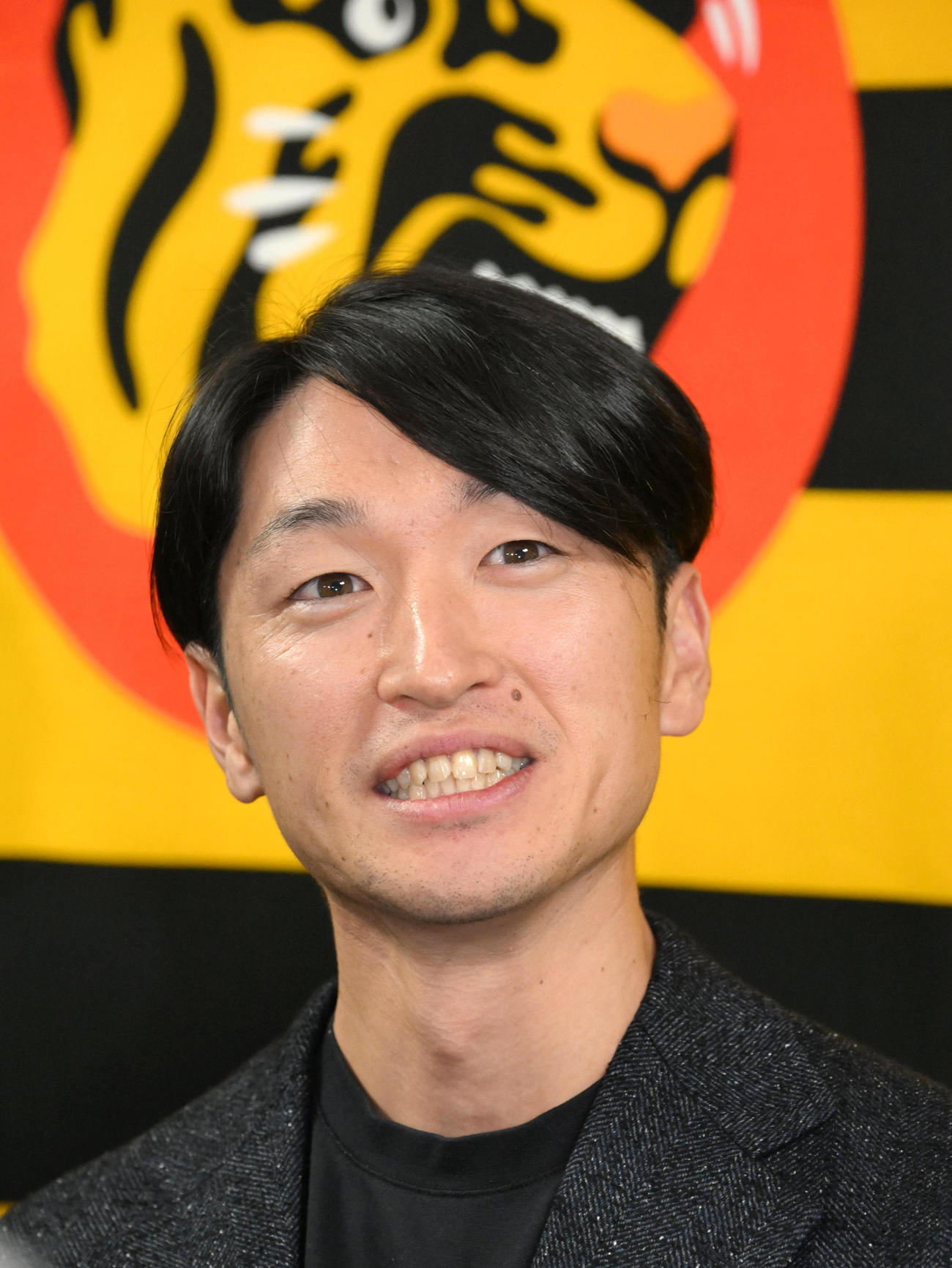 FA権を行使せず残留を決めた近本（撮影・石井愛子）