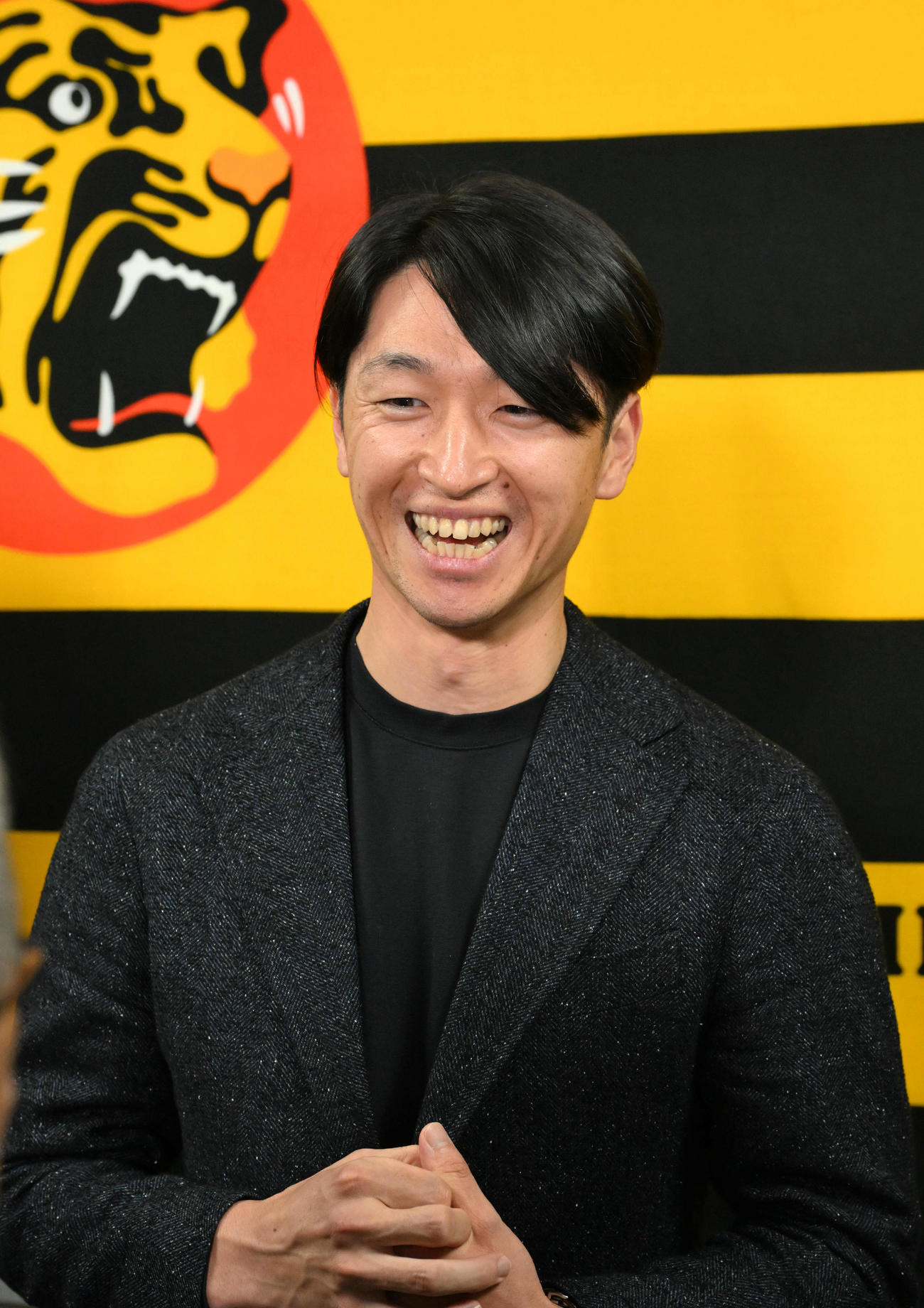 FA権を行使せず残留を決めた近本（撮影・石井愛子）