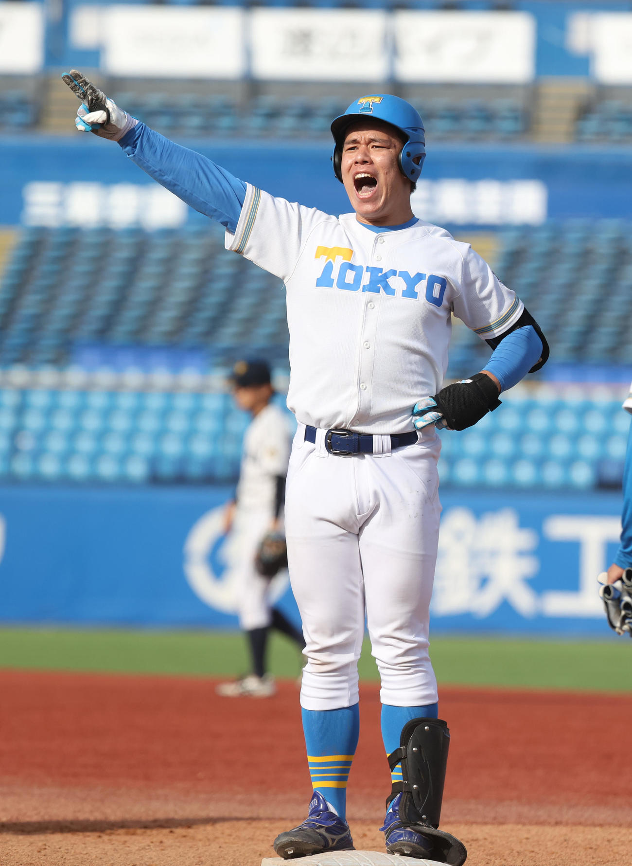 東大のスタンリー翔唯（2025年11月4日撮影）
