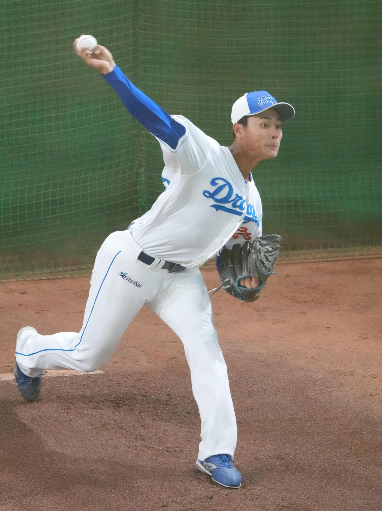 中日井上剣也（2025年11月11日撮影）