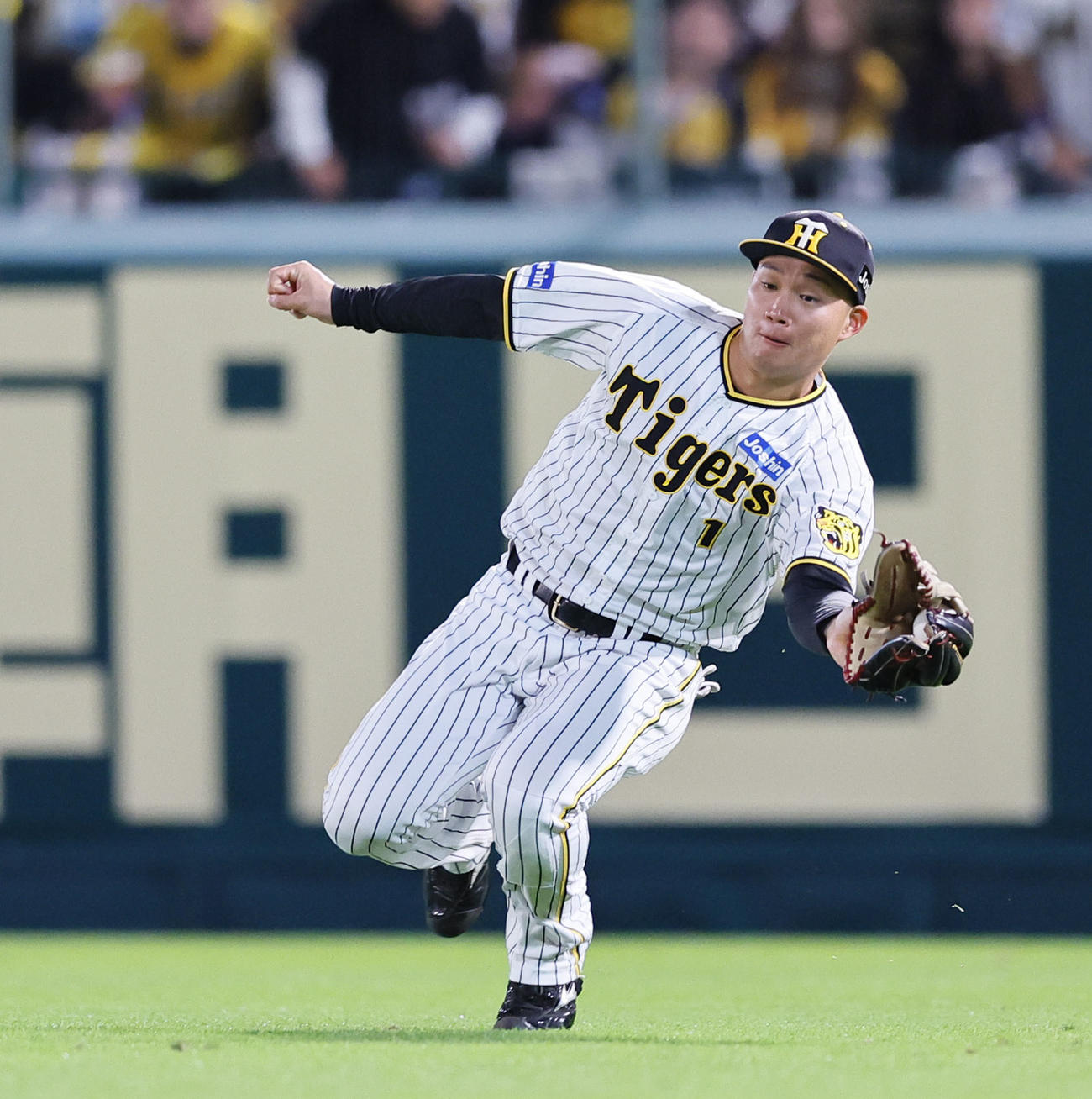 阪神森下翔太（2023年10月20日撮影）