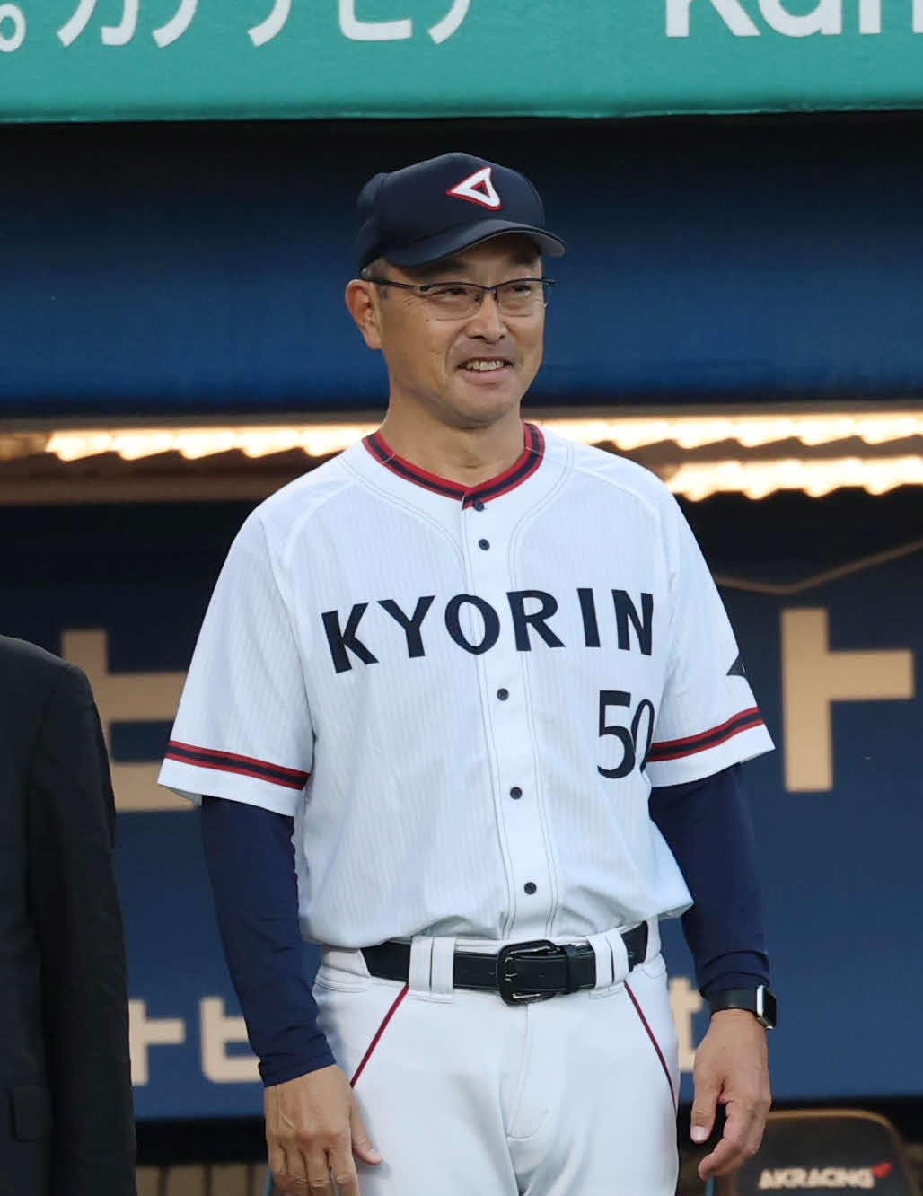 杏林大対名城大　杏林大・溝口監督（撮影・増田悦実）