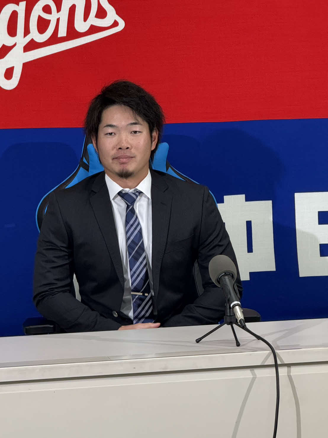 来季は育成で契約更改した中日森博人