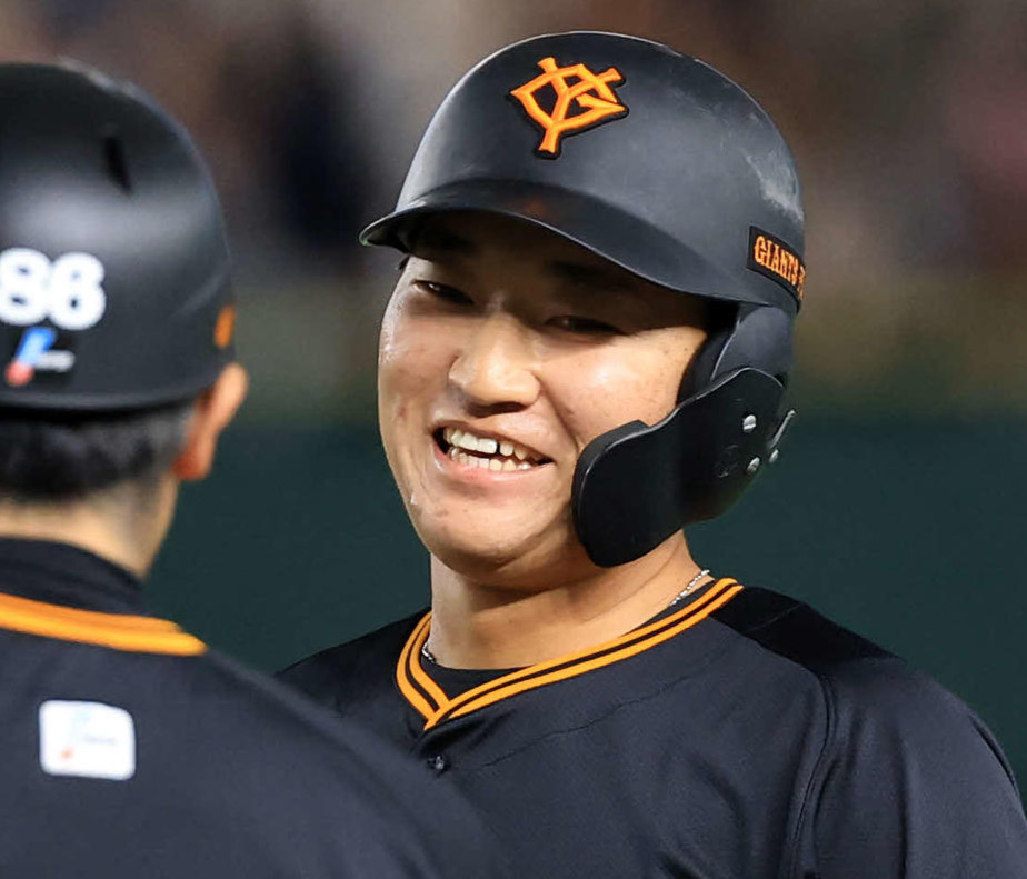 巨人・笹原操希（2025年4月撮影）