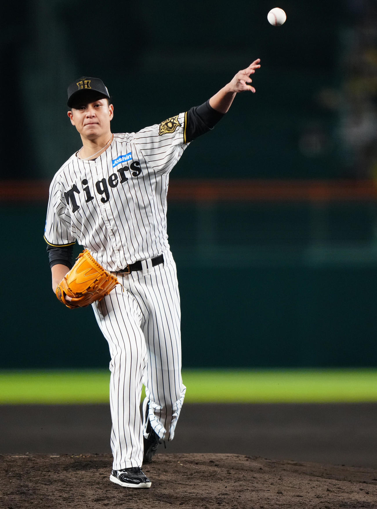 阪神大竹耕太郎（2025年10月30日撮影）