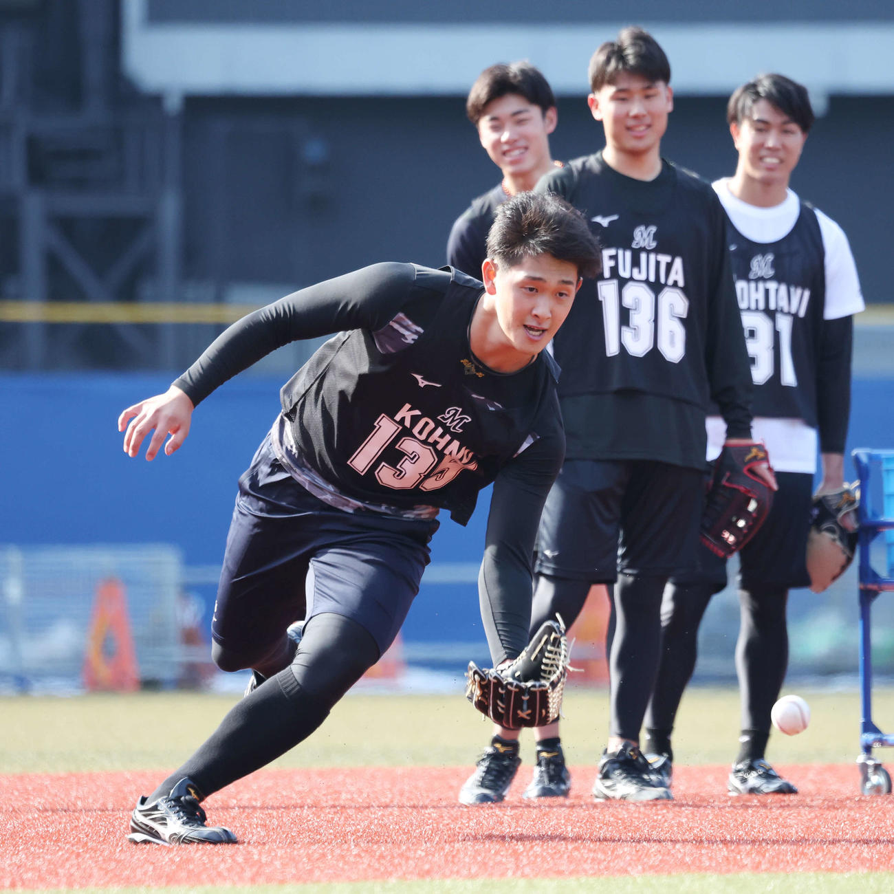 ロッテ高野光海（24年1月撮影）