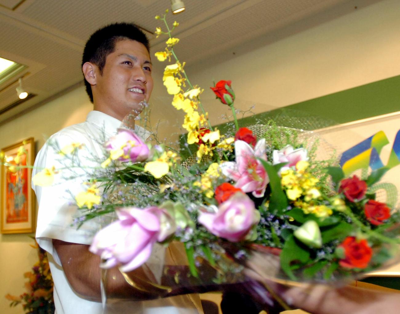 2006年高校生ドラフト1位で阪神に指名された長崎日大の野原将志