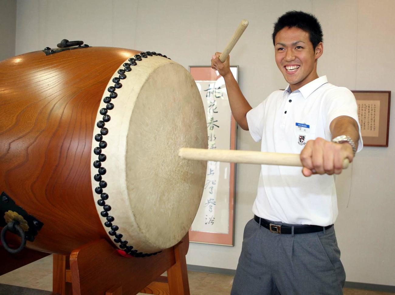 2006年高校生ドラフト1位で西武に指名された埼玉栄の木村文和