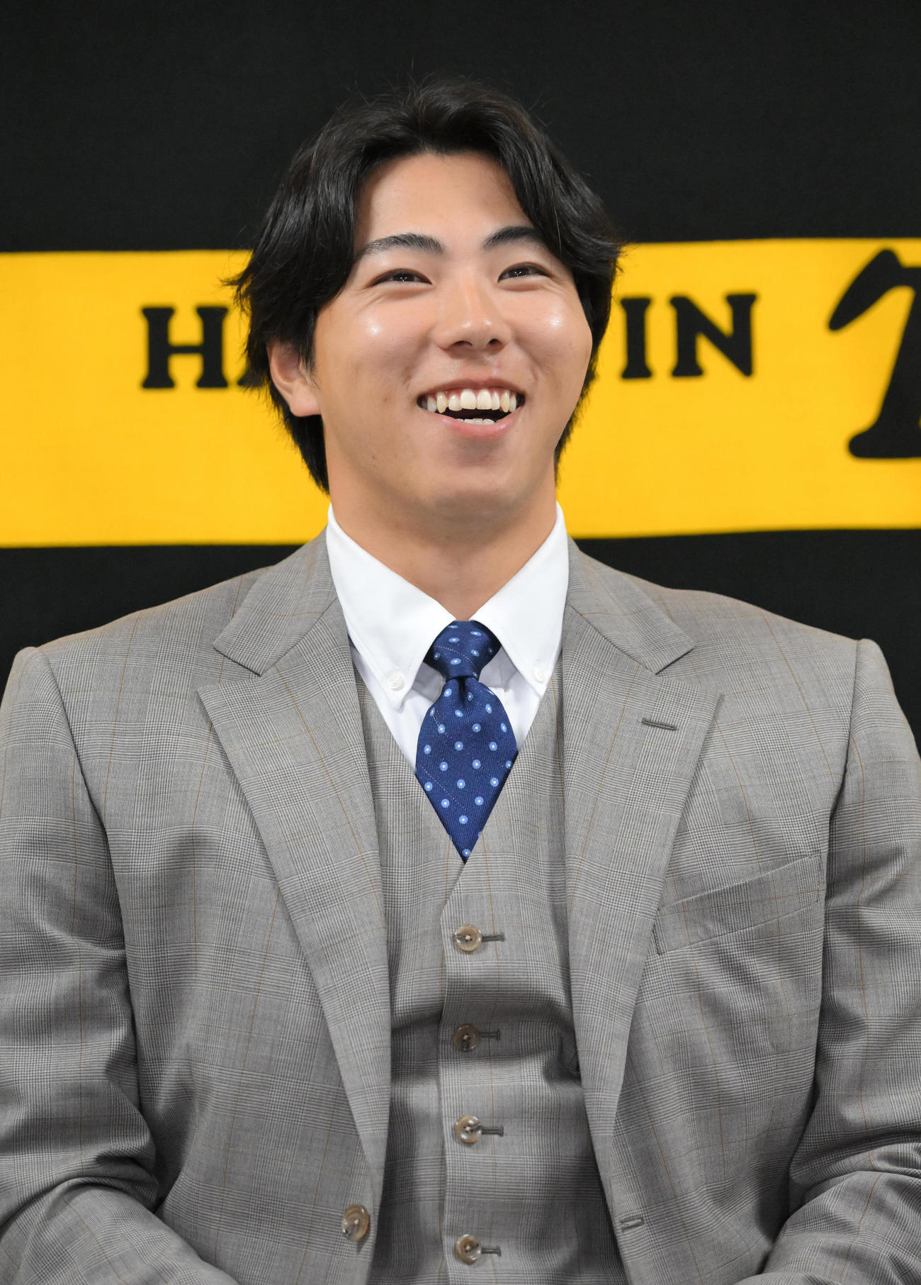 契約更改を終え会見する阪神工藤（撮影・石井愛子）