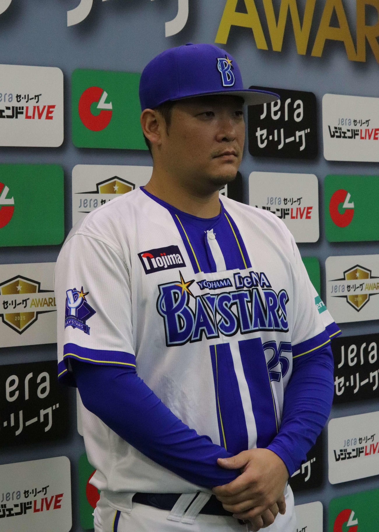9、10月のJERA大賞授賞式に出席したDeNA筒香（撮影・小早川宗一郎）