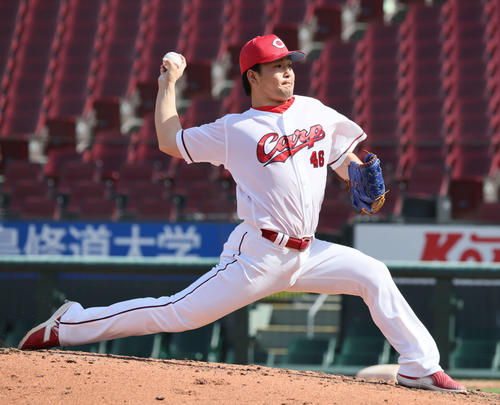 【広島】今季戦力外の河野佳と育成選手契約「もう１度支配下登録されるように」今季１軍登板なし